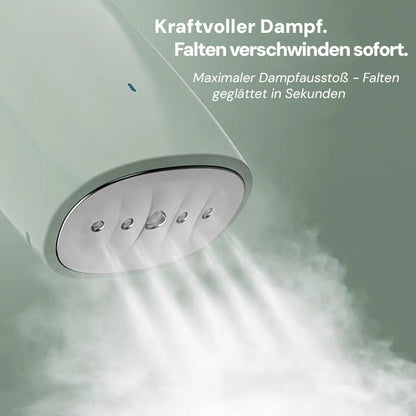 Goldsaff Reisebügeleisen 1000W | Faltbar & 2-in-1 Dampfbügeleisen | 30 Sek. Aufheizzeit | 100ml Wassertank | Hänge & Flachbügeln