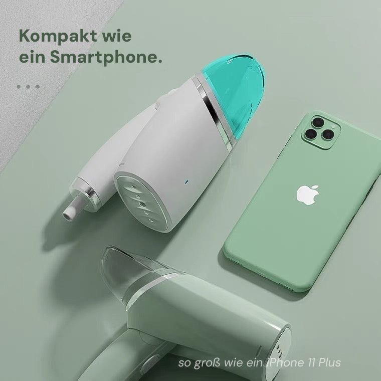 Goldsaff Reisebügeleisen 1000W | Faltbar & 2-in-1 Dampfbügeleisen | 30 Sek. Aufheizzeit | 100ml Wassertank | Hänge & Flachbügeln