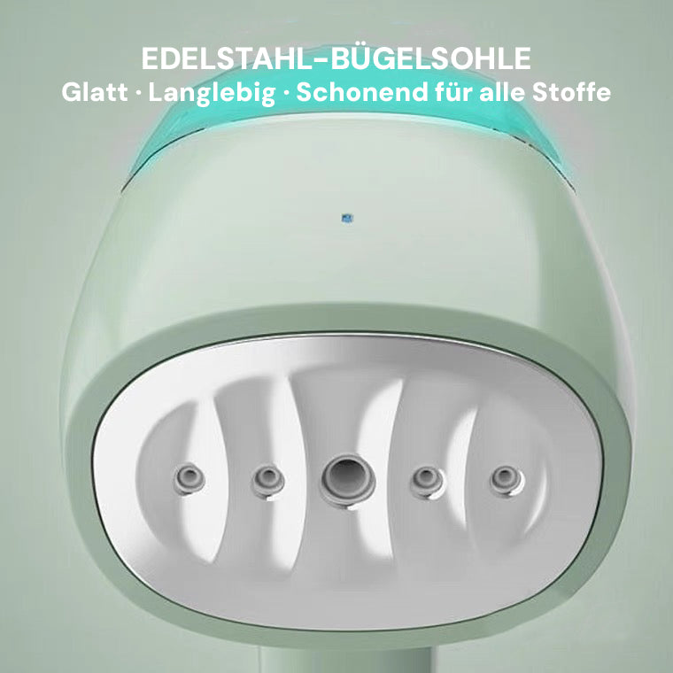 Goldsaff Reisebügeleisen 1000W | Faltbar & 2-in-1 Dampfbügeleisen | 30 Sek. Aufheizzeit | 100ml Wassertank | Hänge & Flachbügeln